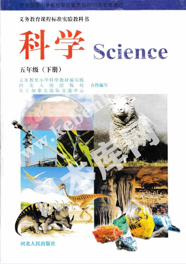 冀人版五年級科學下冊